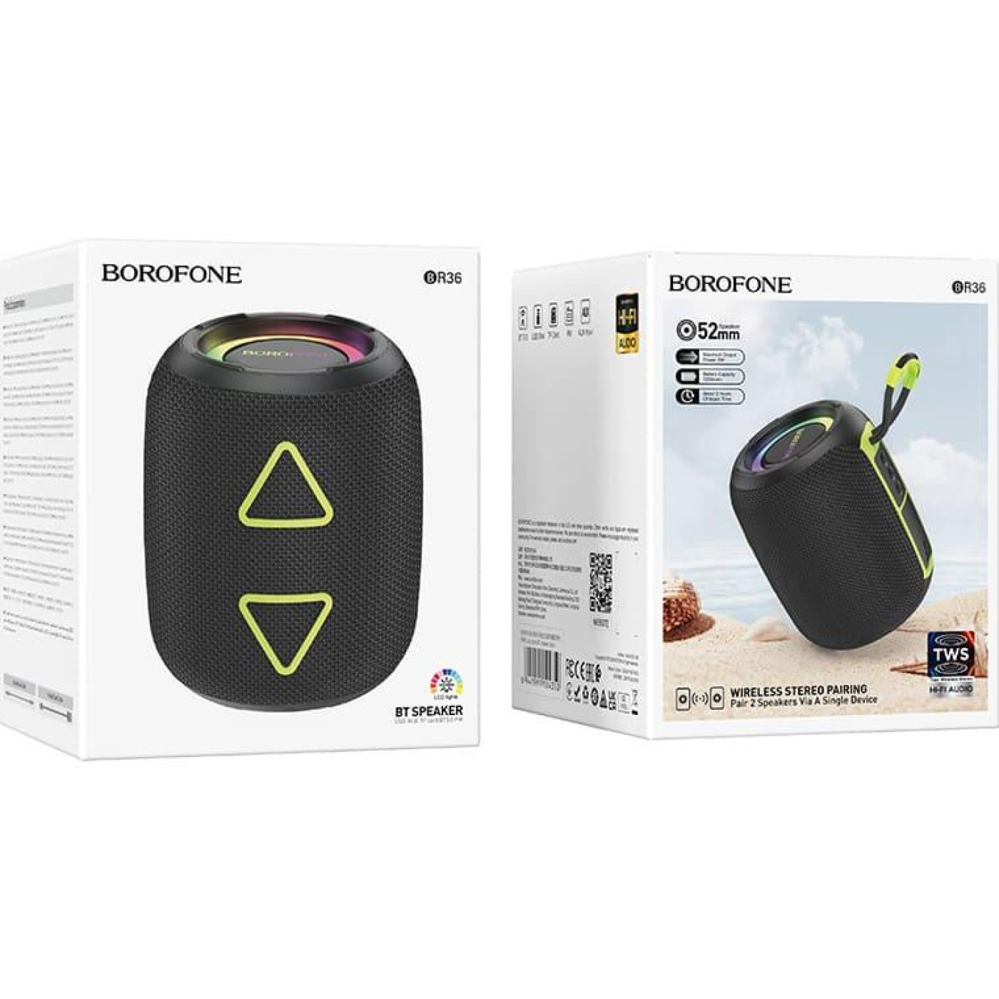 Портативна колонка BOROFONE BR36 Lucy sports BT speaker Black