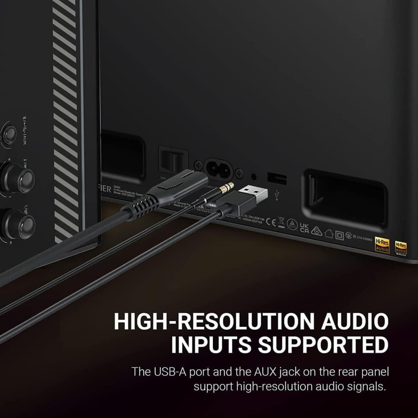 Портативная акустика Edifier QD35 40W Hi-Res (QD35Black)