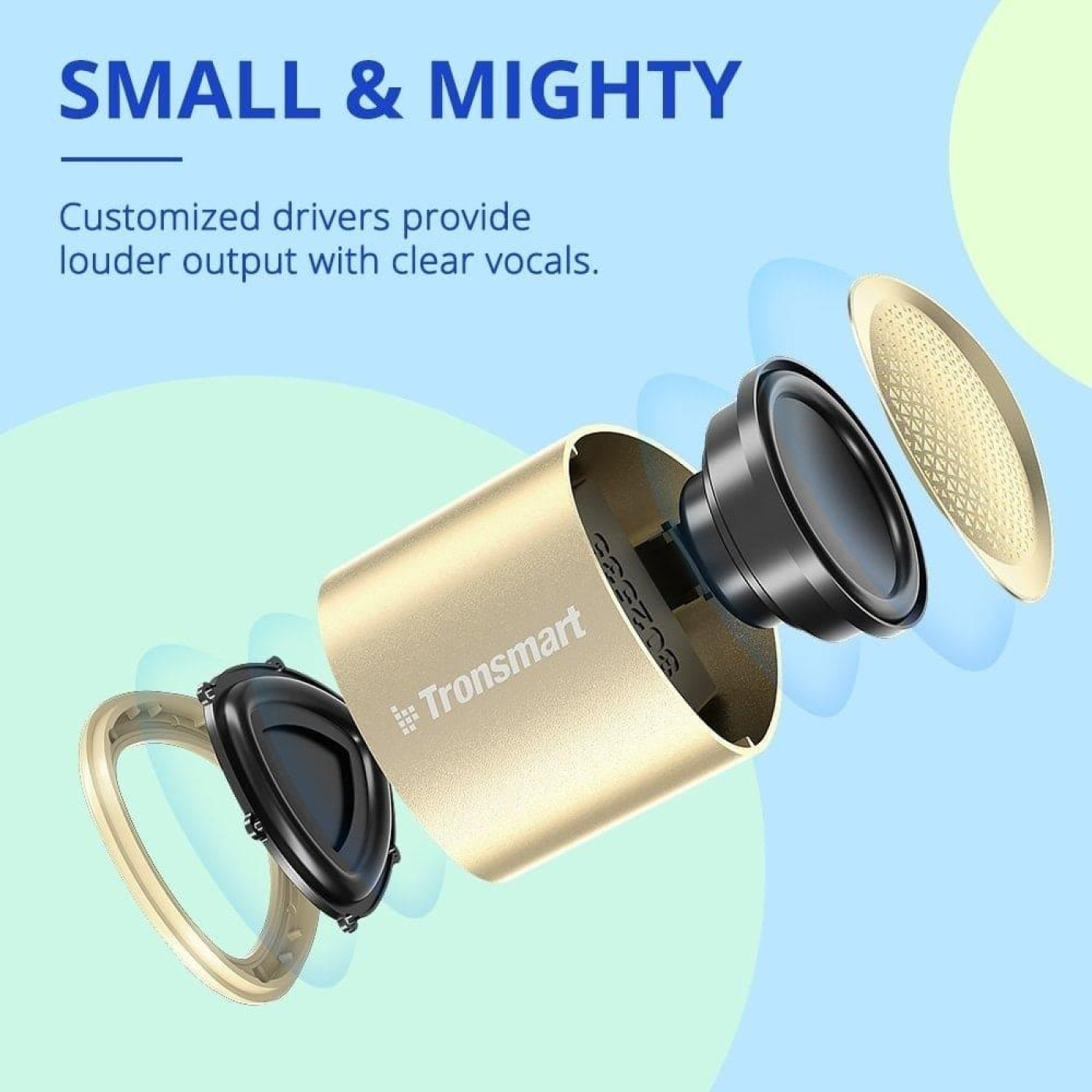 Портативна акустика Tronsmart Nimo Mini Speaker Gold
