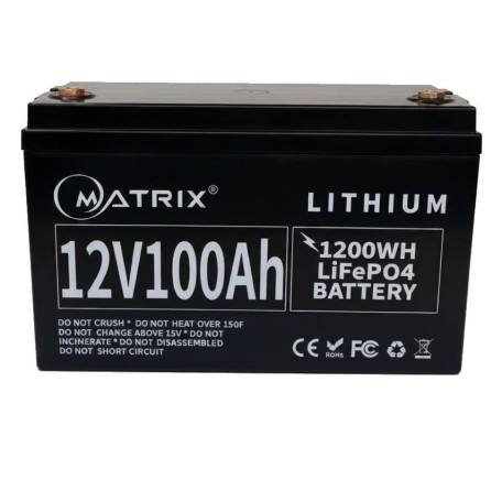 Акумуляторна батарея для ДБЖ Matrix 12.8 V / 100 А*ч (MLR 12100)