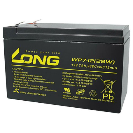 Аккумуляторная батарея для ИБП Long AGM VRLA 12 V / 7 А*ч (WP7-12(28W))