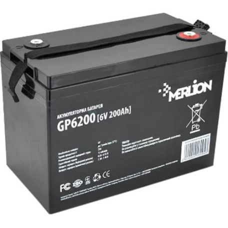 Акумуляторна батарея для ДБЖ Merlion AGM 6 V / 200 А*ч (GP6200)