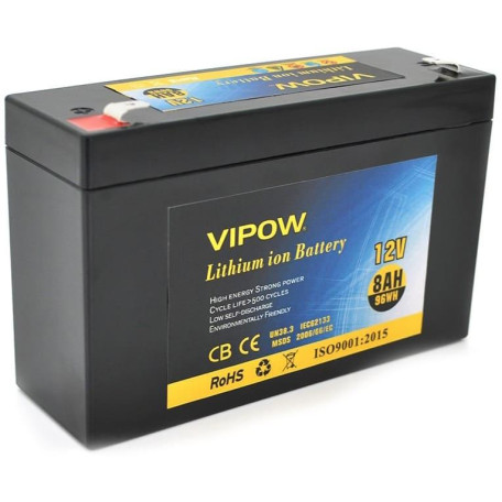 Акумуляторна батарея для ДБЖ Vipow Li-Ion 12 V / 8 А*ч (VP-1280LI)