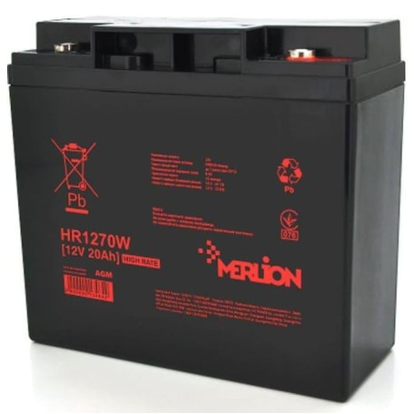 Акумуляторна батарея для ДБЖ Merlion AGM 12 V / 20 А*ч (HR1270W)