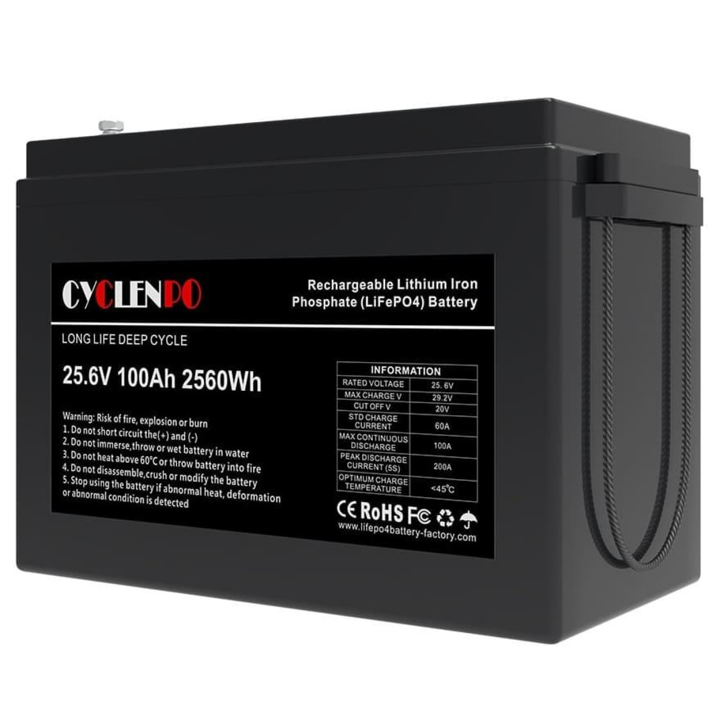 Аккумуляторная батарея для ИБП Cyclen LiFePO4 25.6 V / 100 А*ч (44-00080)