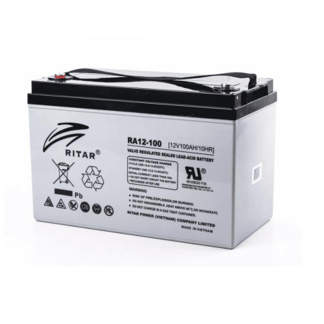 Акумуляторна батарея для ДБЖ Ritar AGM 12 V / 100 А*ч (RA12-100S)