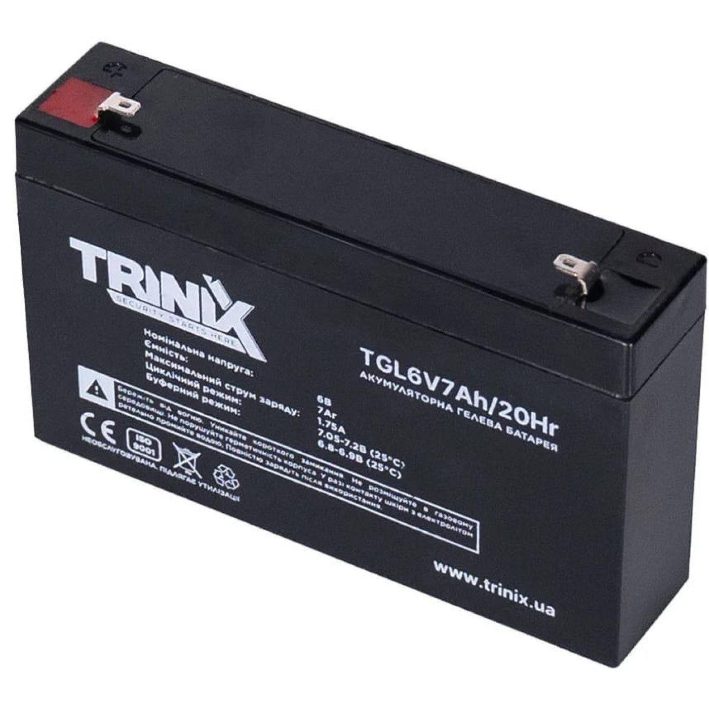 Аккумуляторная батарея для ИБП Trinix GEL 6 V / 7 А*ч (44-00072)