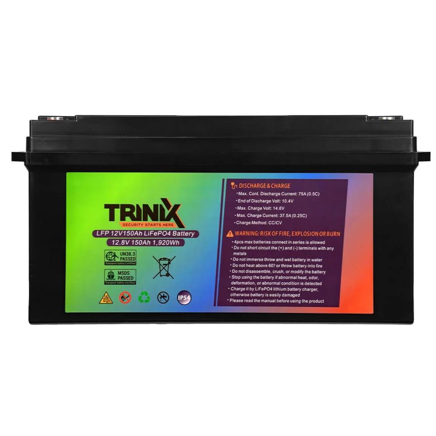 Аккумуляторная батарея для ИБП Trinix LiFePO4 12 V / 150 А*ч (44-00003)