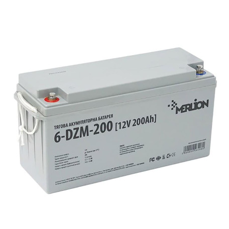 Акумуляторна батарея для ДБЖ Merlion AGM 12 V / 200 А*ч (6-DZM-200)
