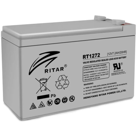 Акумуляторна батарея для ДБЖ Ritar AGM 12 V / 7.2 А*ч (RT1272)