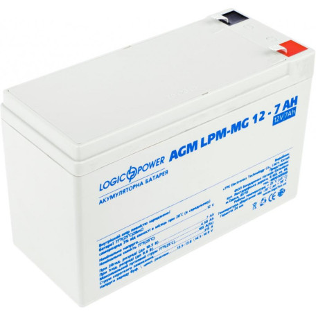 Аккумуляторная батарея для ИБП LogicPower AGM 12 V / 7 А*ч (6552)