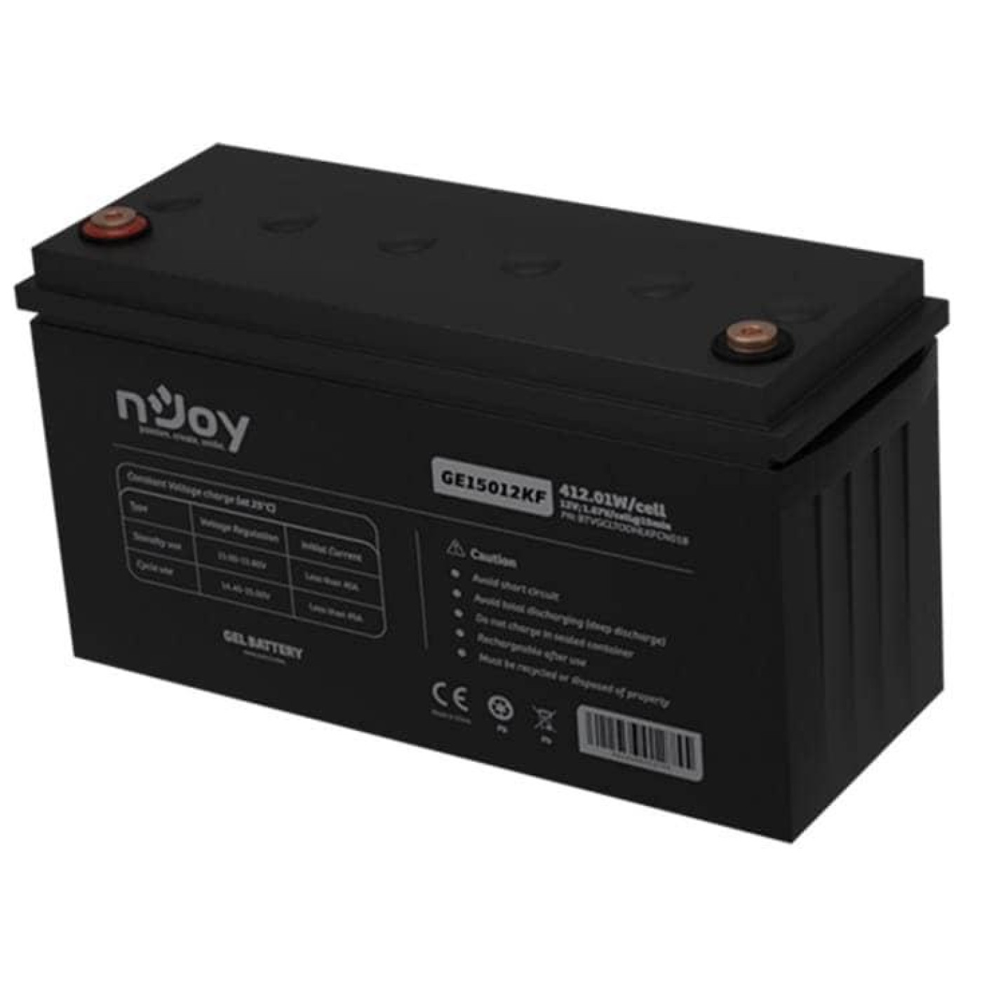 Аккумуляторная батарея для ИБП Njoy GEL 12 V / 150 А*ч (GE15012KF)