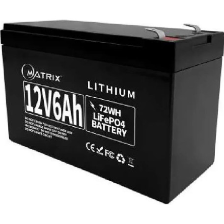 Акумуляторна батарея для ДБЖ Matrix 12.8 V / 6 А*ч (MLR 1206)