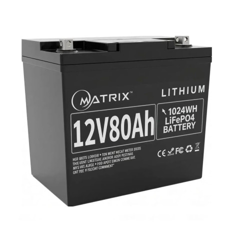 Акумуляторна батарея для ДБЖ Matrix 12.8 V / 80 А*ч (MLR 1280)