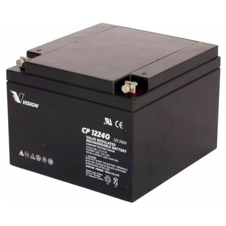 Аккумуляторная батарея для ИБП Vision AGM 12 V / 24 А*ч (CP12240E-X)