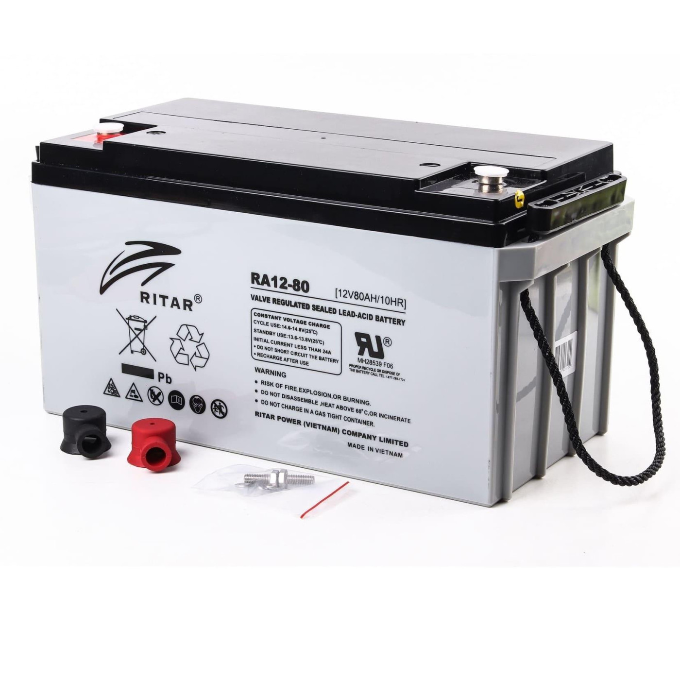 Акумуляторна батарея для ДБЖ Ritar AGM 12 V / 80 А*ч (RA12-80)