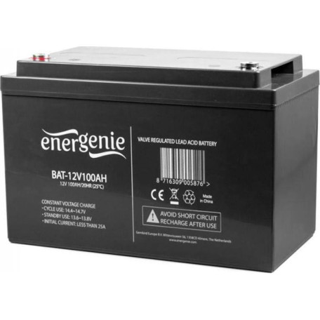 Акумуляторна батарея для ДБЖ EnerGenie AGM 12 V / 100 А*ч (BAT-12V100AH)