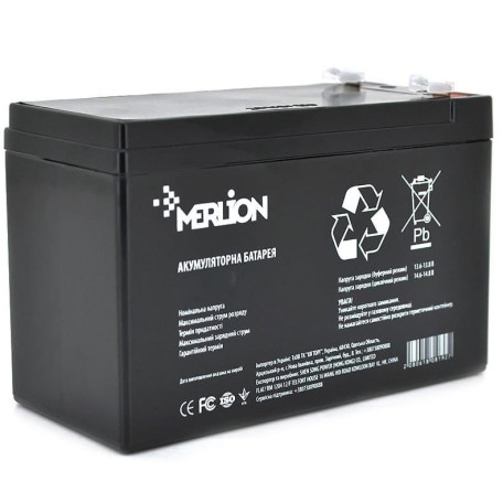 Акумуляторна батарея для ДБЖ Merlion AGM 12 V / 9 А*ч (GP1290F2B)