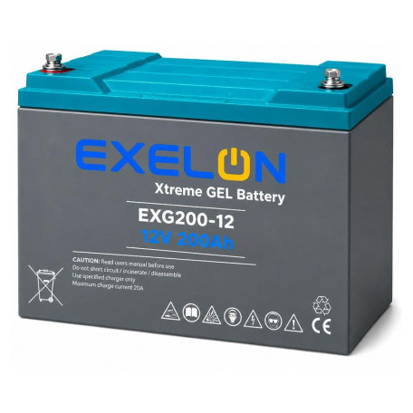 Акумуляторна батарея для ДБЖ Exelon GEL 12 V / 200 А*ч (EXG200-12)