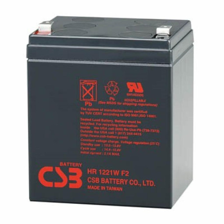 Аккумуляторная батарея для ИБП CSB AGM 12 V / 5 А*ч (HR1221W F2)