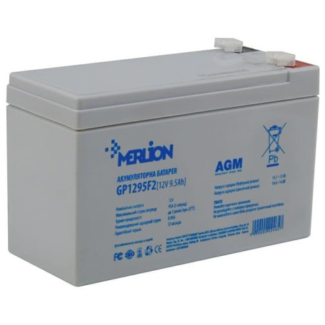 Акумуляторна батарея для ДБЖ Merlion AGM 12 V / 9.5 А*ч (GP1295F2)