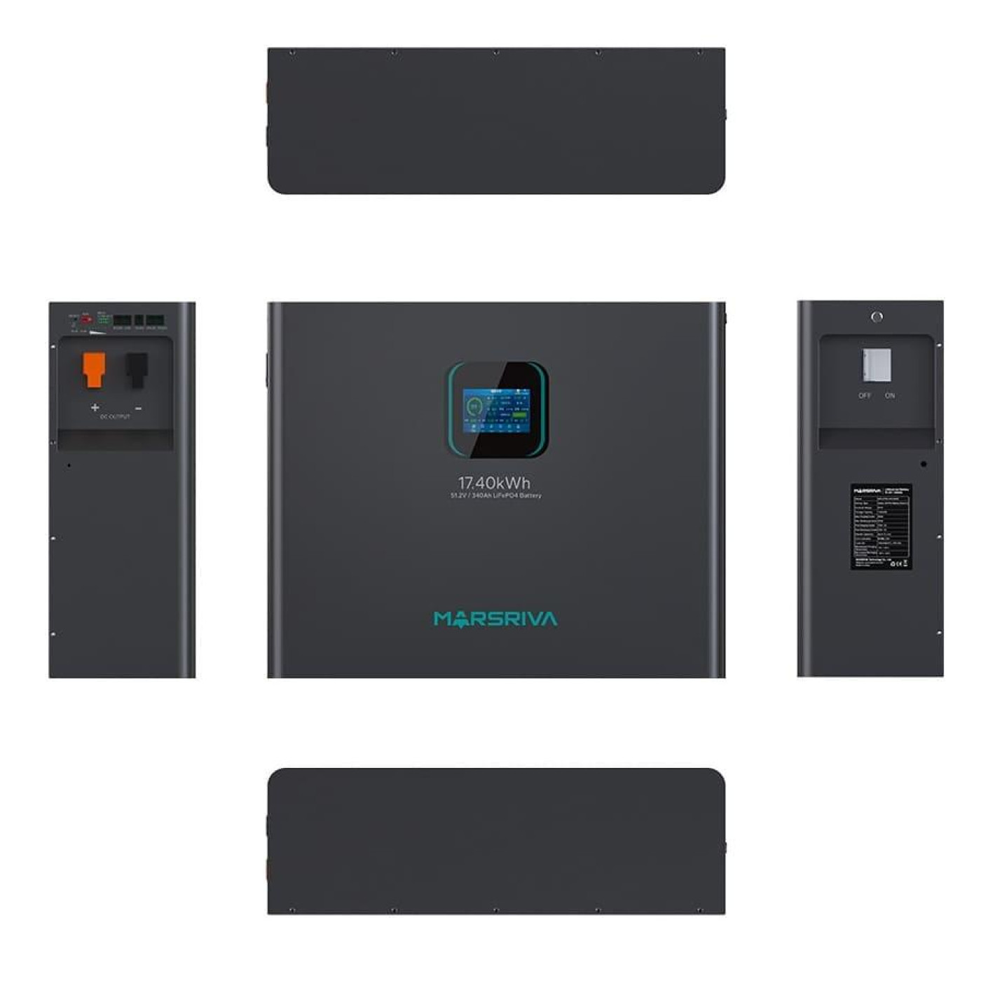 Аккумуляторная батарея для ИБП Marsriva 25.6 V / 314 А*ч (MR-LBP24-314-WMT)