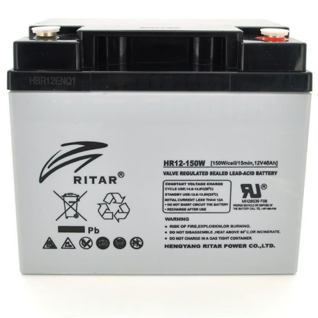 Акумуляторна батарея для ДБЖ Ritar AGM 12 V / 40 А*ч (HR12150W)