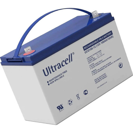 Акумуляторна батарея для ДБЖ Ultracell GEL 12 V / 100 А*ч (UCG100-12)