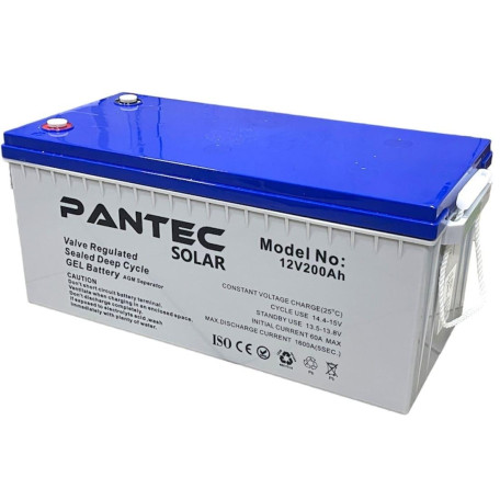 Акумуляторна батарея для ДБЖ Pantec GEL 12 V / 200 А*ч (PTG200-12)