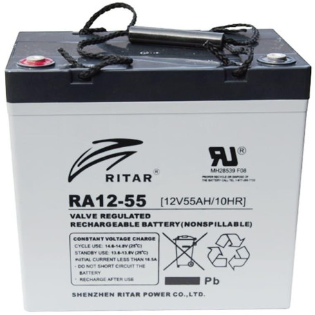 Акумуляторна батарея для ДБЖ Ritar AGM VRLA 12 V / 55 А*ч (EV12-55)