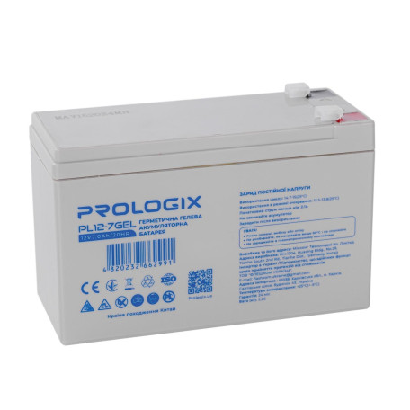 Акумуляторна батарея для ДБЖ ProLogix GEL 12 V / 7 А*ч (PL12-7GEL)