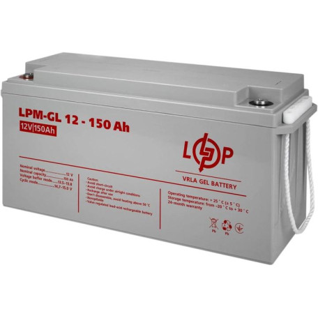 Аккумуляторная батарея для ИБП LogicPower GEL 12 V / 150 А*ч (LP4155)