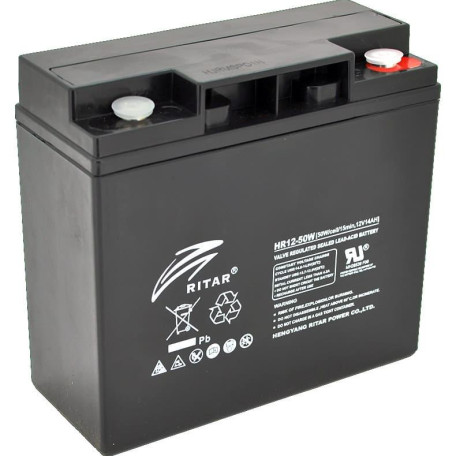 Акумуляторна батарея для ДБЖ Ritar AGM 12 V / 14 А*ч (HR1250WB)