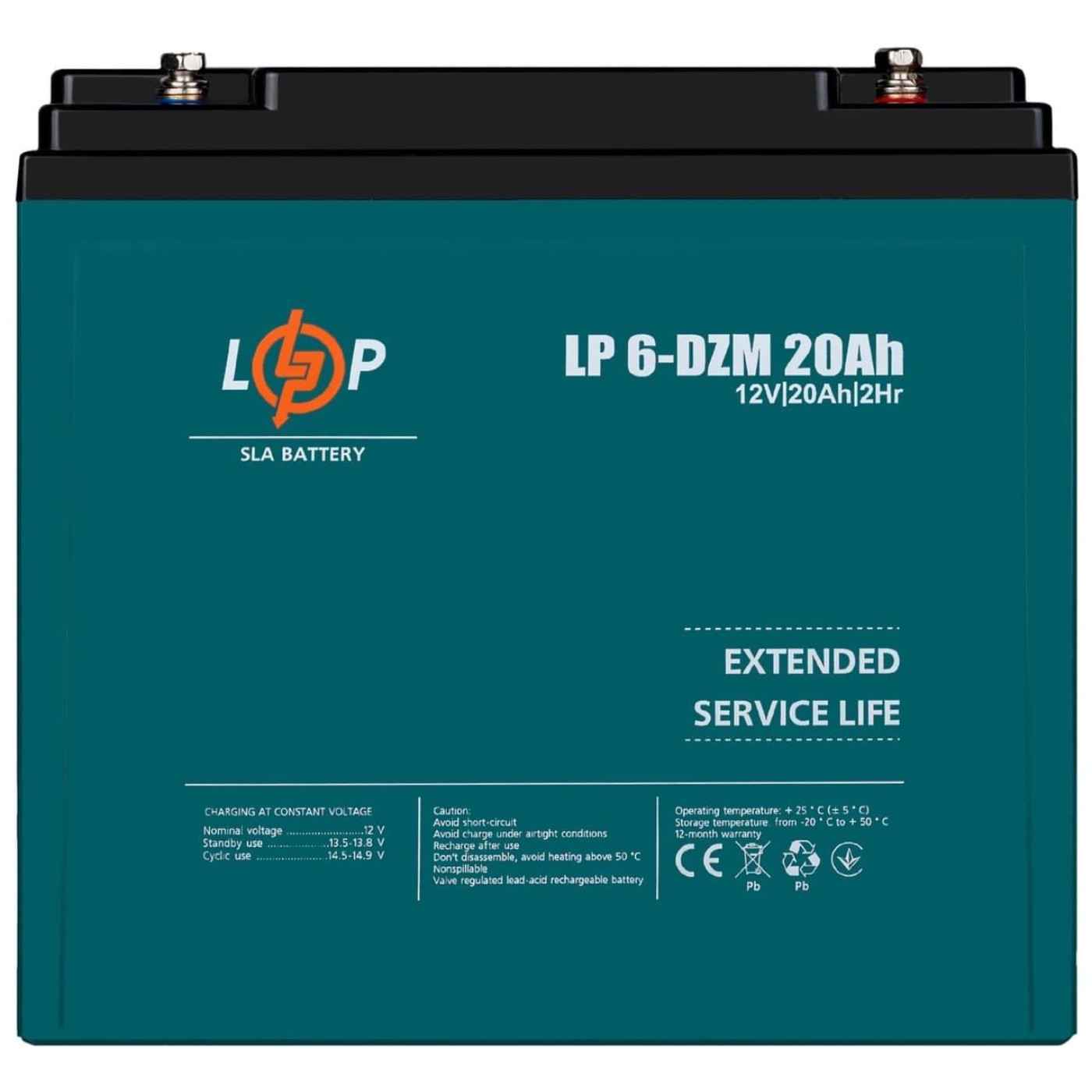 Акумуляторна батарея для ДБЖ LogicPower AGM 12 V / 20 А*ч (5438)