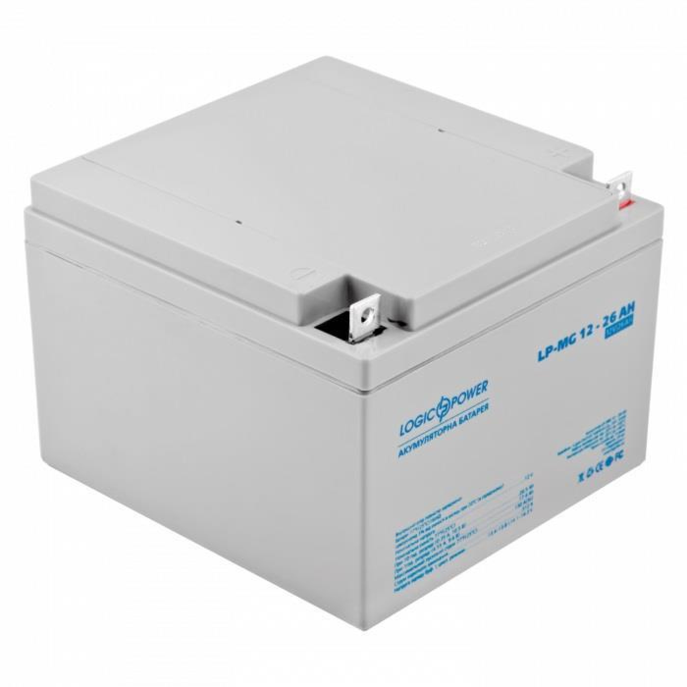 Аккумуляторная батарея для ИБП LogicPower GEL 12 V / 26 А*ч (LP6557)