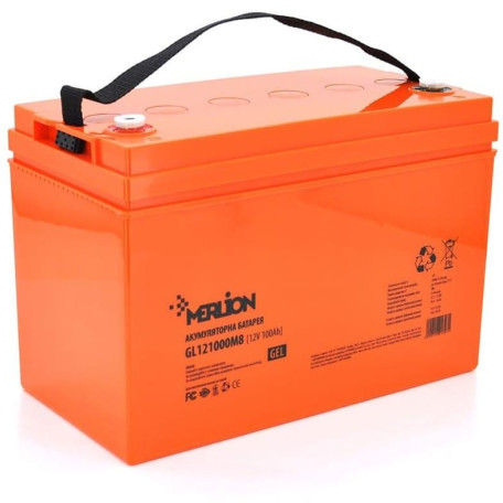 Акумуляторна батарея для ДБЖ Merlion GEL 12 V / 100 А*ч (GL121000M8