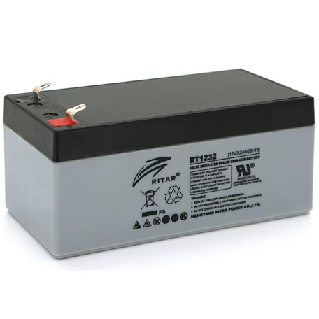 Акумуляторна батарея для ДБЖ Ritar AGM 12 V / 3.2 А*ч (RT1232)