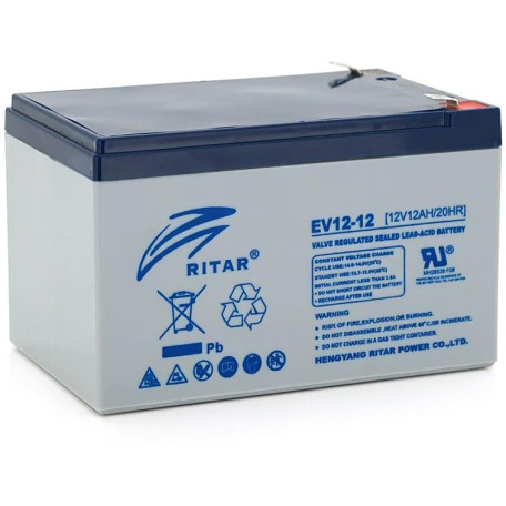 Акумуляторна батарея для ДБЖ Ritar AGM VRLA 12 V / 12 А*ч (EV12-12)