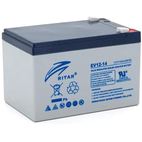 Акумуляторна батарея для ДБЖ Ritar AGM VRLA 12 V / 14 А*ч (EV12-14)