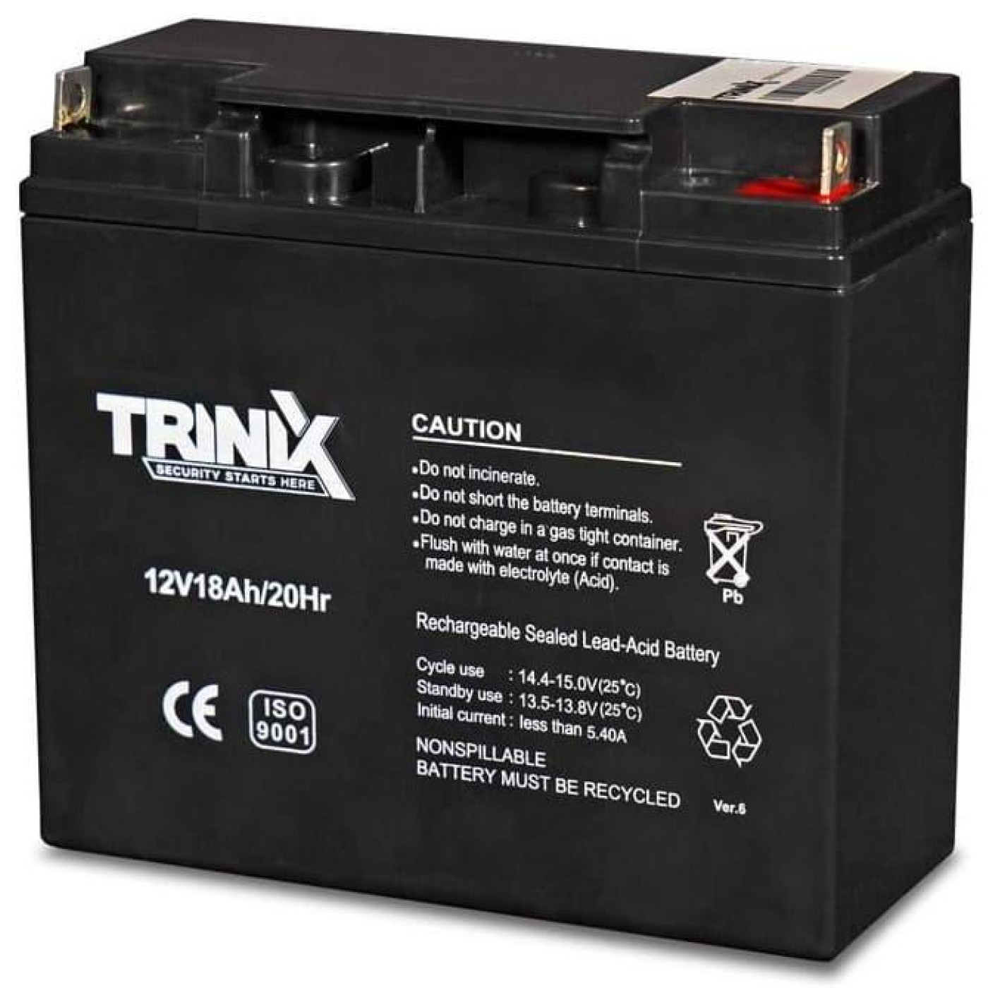 Аккумуляторная батарея для ИБП Trinix AGM 12 V / 18 А*ч (44-00036)