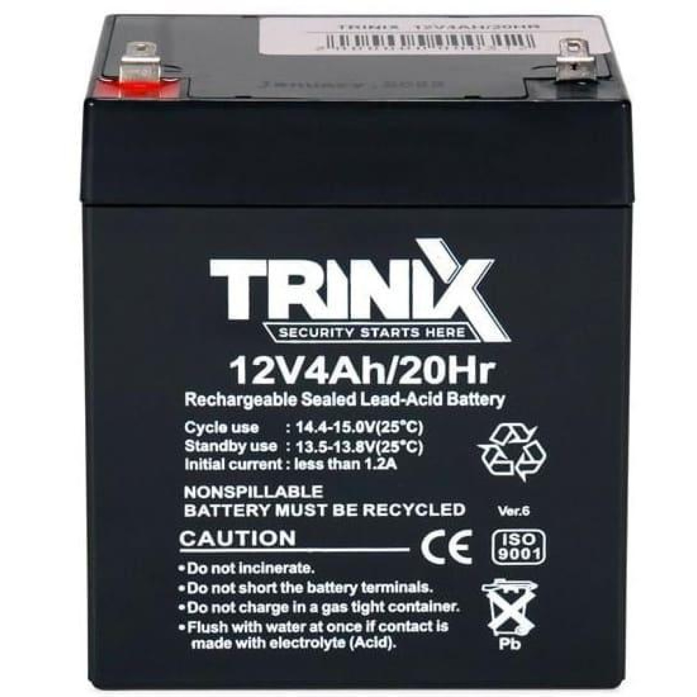 Аккумуляторная батарея для ИБП Trinix AGM 12 V / 4 А*ч (44-00040)