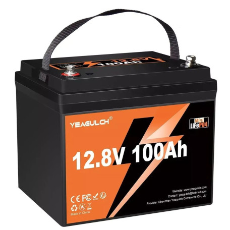 Аккумуляторная батарея для ИБП YEAGULCH LiFePO4 12.8 V / 100 А*ч (YEAGULCH-12,8V/100Ah Max)
