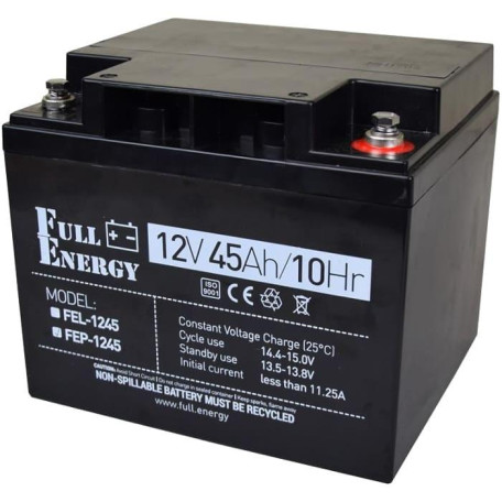Аккумуляторная батарея для ИБП Full Energy AGM 12 V / 45 А*ч (FEP-1245)