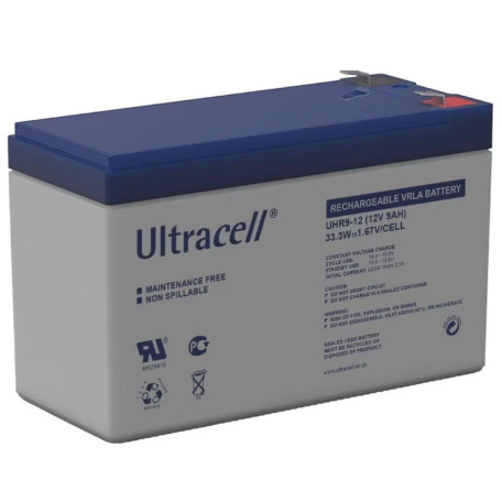 Акумуляторна батарея для ДБЖ Ultracell AGM 12 V / 9 А*ч (UHR9-12)