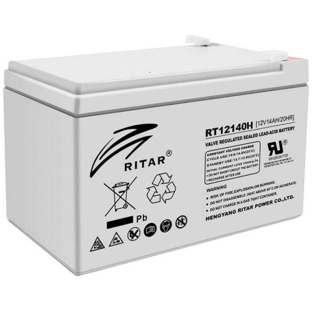 Акумуляторна батарея для ДБЖ Ritar AGM 12 V / 14 А*ч (RT12140H)