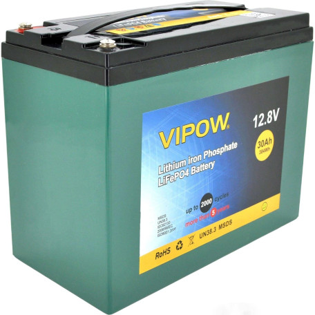 Аккумуляторная батарея для ИБП Vipow LiFePO4 12.8 V / 30 А*ч (LiFePO4128-30/25)