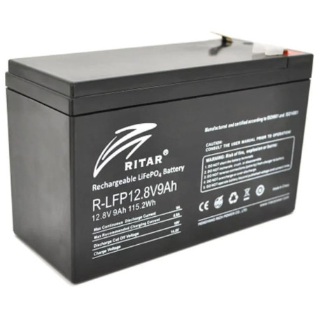 Акумуляторна батарея для ДБЖ Ritar LiFePO4 12.8 V / 9 А*ч (R-LFP 12.8V 9Ah)