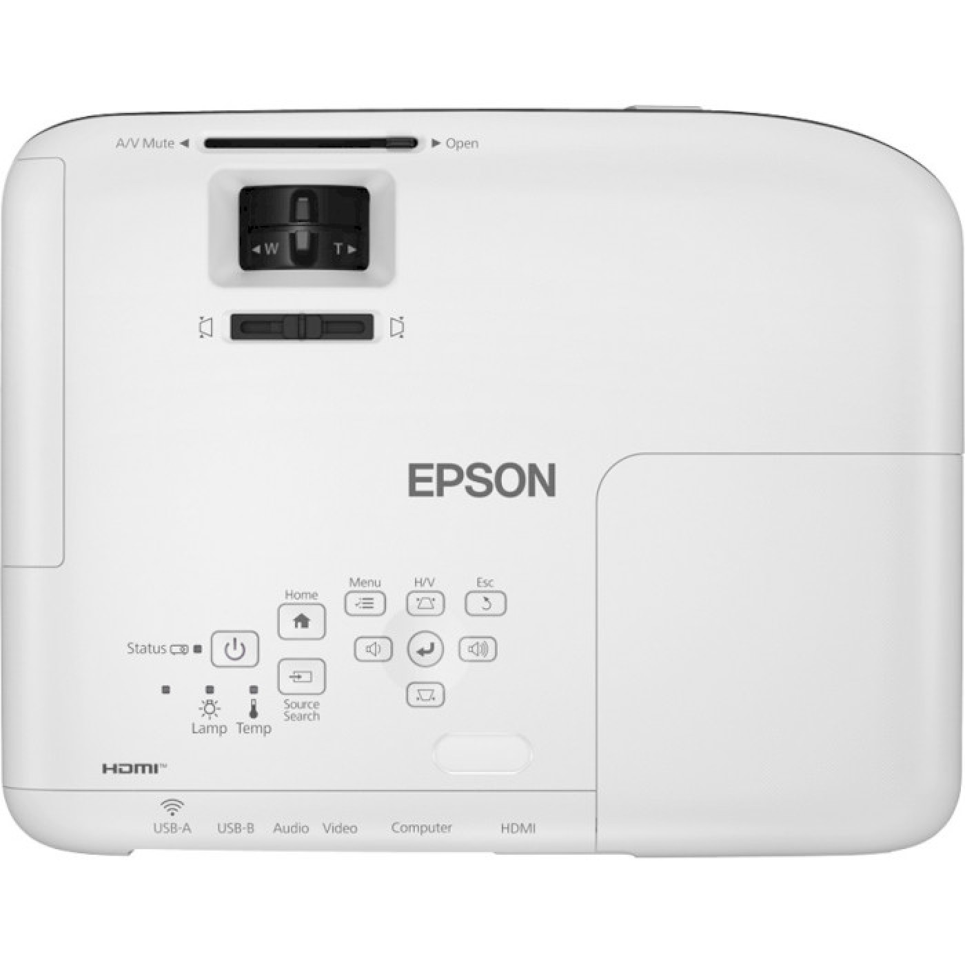 Проектор Epson EB-W51 (3LCD, WXGA, 4000 lm)