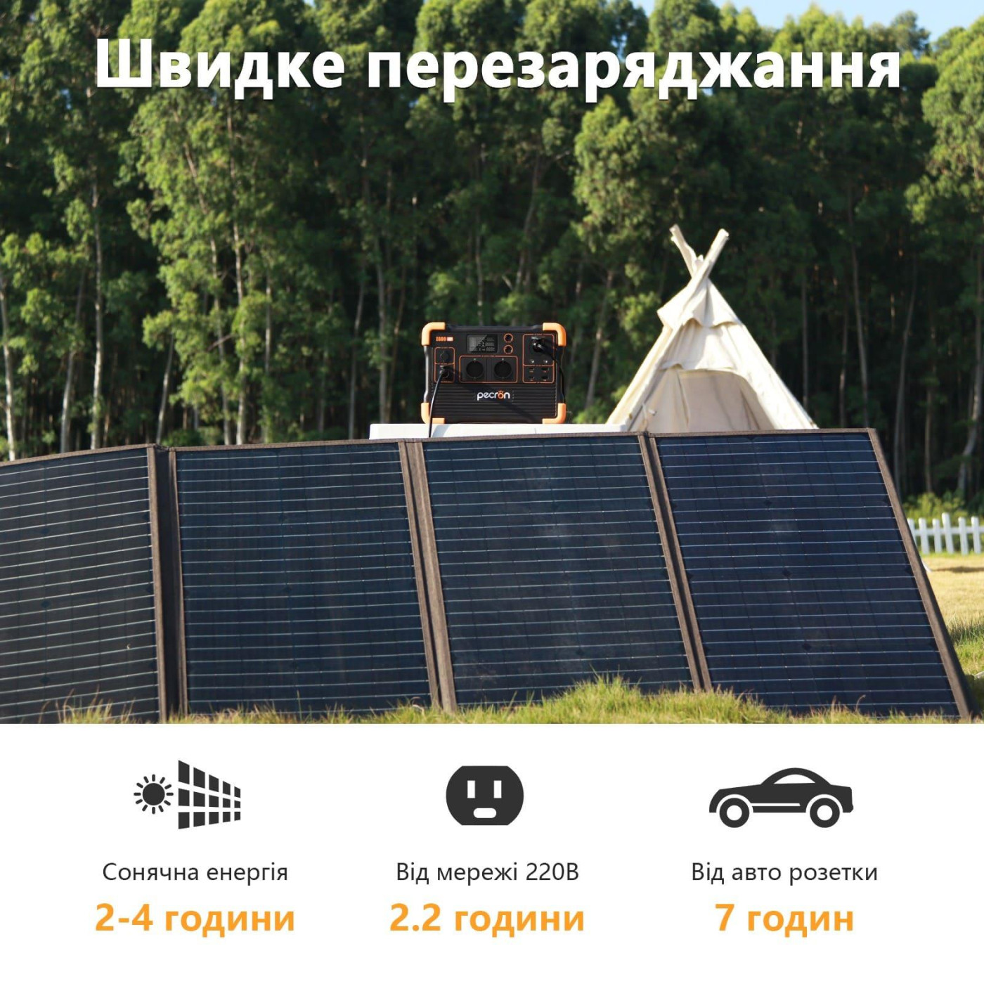 Зарядна станція Pecron E600LFP 614 Вт 1200 Вт/ч / 1200 Вт / 614 Вт/ч / LiFePO4 (E600LFP)