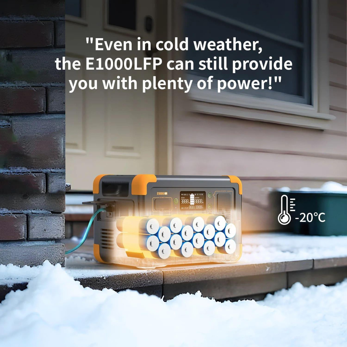 Зарядна станція Pecron E1000LF / 1800 Вт / 1024 Вт/ч / LiFePO4 (E1000LF)